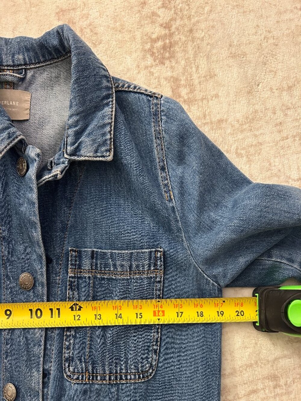Everlane Denim Chore Jacket — Medium Wash — Small - Picture 9 of 11